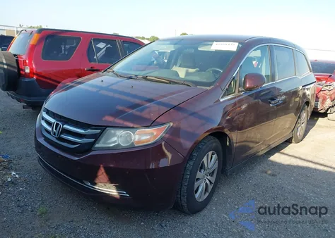 2014 Honda Odyssey Ex z USA, uszkodzony, nr VIN 5FNRL5H45EB044359